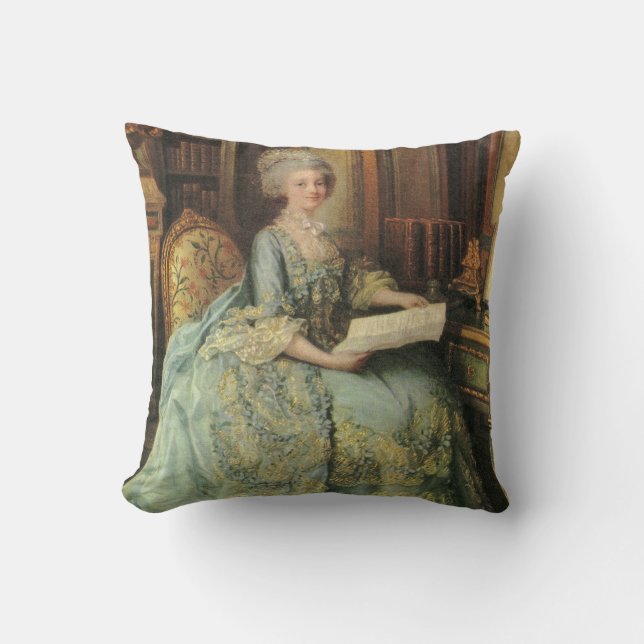 Marie Antoinette Gepersonaliseerd Pillow Kussen (Voorkant)