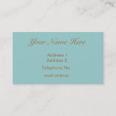 Marie Antoinette Girls Visitekaartje (Achterkant)