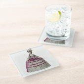 Marie Antoinette Glass Onderzetter (Schuin)