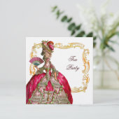 Marie Antoinette & Gold Lijst Kaart (Staand voorkant)