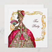 Marie Antoinette & Gold Lijst Kaart (Voorkant / Achterkant)