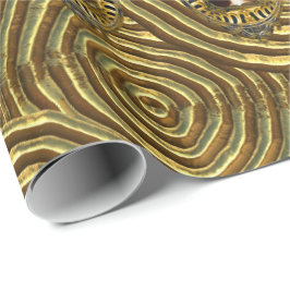 Marie Antoinette Gold Swirl Cadeaupapier