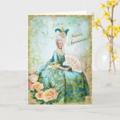 Marie Antoinette  Greeting Card Emerald garden Kaart (Gele Bloem)