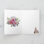 Marie Antoinette Greeting Card Rose Bloom Kaart (Binnen)