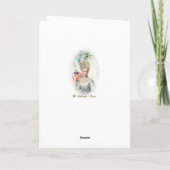 Marie Antoinette Greeting Card Rose of Versailles Kaart (Achterkant)