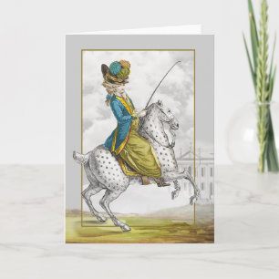Marie Antoinette Horse Card Kaart