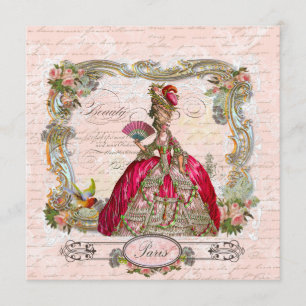 Marie Antoinette Hot Pink & Paris Kaart
