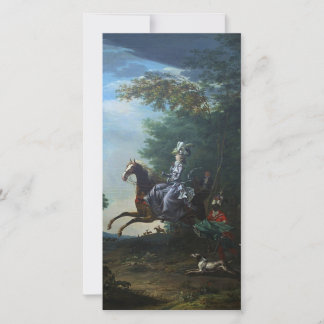 Marie Antoinette Hunting van Louis Auguste Brun