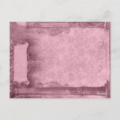 Marie Antoinette Immortal Memorie Gepersonaliseerd Briefkaart (Achterkant)