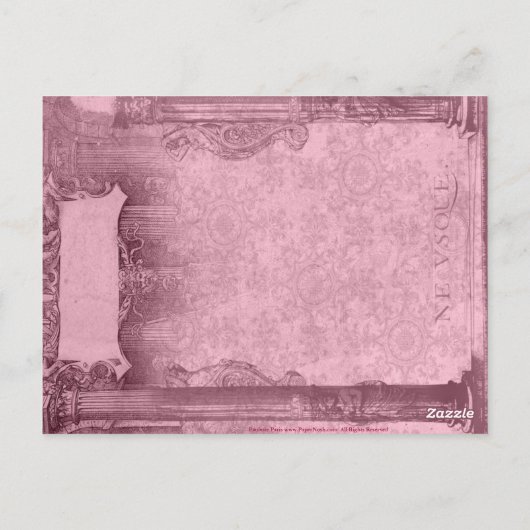Marie Antoinette Immortal Memorie Gepersonaliseerd Briefkaart (Achterkant)