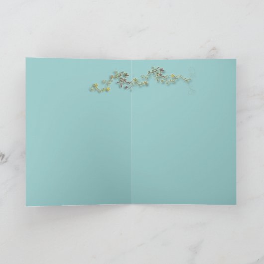 Marie Antoinette in Aqua Kaart (Binnen)