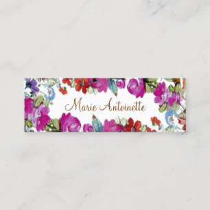 Marie Antoinette in Bloemen ~ Visitekaartjes