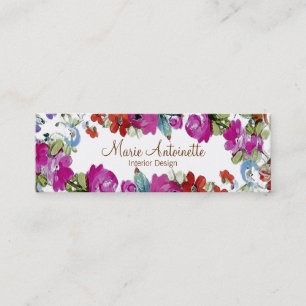 Marie Antoinette in Bloemen ~ Visitekaartjes