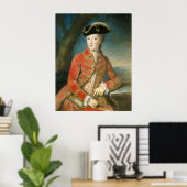 Marie Antoinette in de jachttoren van Krantzinger Poster (Thuiskantoor)