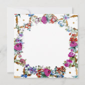 Marie Antoinette in Flowers ~ Uitnodigingen (Achterkant)