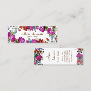 Marie Antoinette in Flowers ~ Visitekaartjes