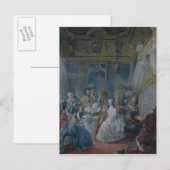 Marie Antoinette in haar kamer te Versailles Briefkaart (Voorkant / Achterkant)