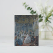 Marie Antoinette in haar kamer te Versailles Briefkaart (Staand voorkant)