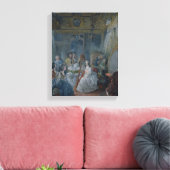 Marie Antoinette in haar kamer te Versailles Canvas Afdruk (Insitu (Woonkamer))