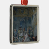 Marie Antoinette in haar kamer te Versailles Metalen Ornament (Rechts)