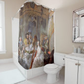 Marie Antoinette In Her Chamber At Versailles Douchegordijn (In situ)