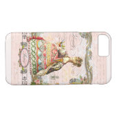 Marie Antoinette in het roze Case-Mate iPhone Case (Achterkant (Horizontaal))