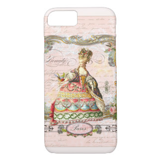 Marie Antoinette in het roze Case-Mate iPhone Case