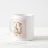 Marie Antoinette in het roze Koffiemok (Voorkant links)