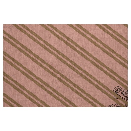 Marie Antoinette initial monogram upholstery linen Stof (Fat Quarter)