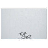 Marie Antoinette initial monogram upholstery panel Stof (Fat Quarter)