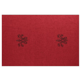 Marie Antoinette initial monogram upholstery panel Stof