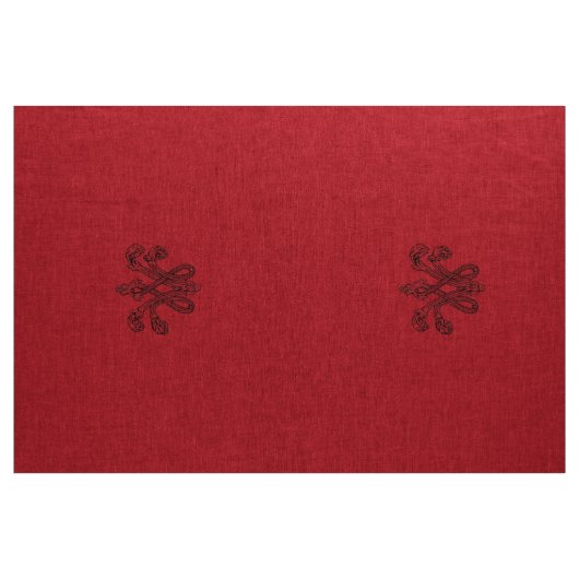 Marie Antoinette initial monogram upholstery panel Stof (Yard (91,4 cm))