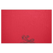 Marie Antoinette initial monogram upholstery panel Stof (Fat Quarter)