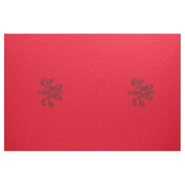 Marie Antoinette initial monogram upholstery panel Stof