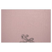 Marie Antoinette initial monogram upholstery panel Stof (Fat Quarter)