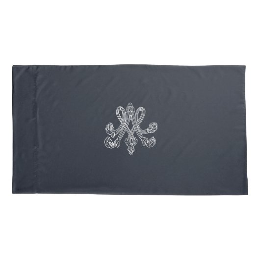 Marie Antoinette – initial – Royal Monogram Kussensloop (Achterkant)