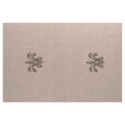 Marie Antoinette initialen monogramme holstery Stof (Yard (91,4 cm))