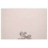 Marie Antoinette initials monogramm upholstery Stof (Fat Quarter)