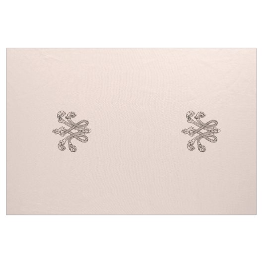 Marie Antoinette initials monogramm upholstery Stof (Yard (91,4 cm))