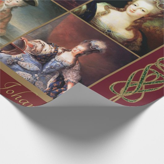 Marie Antoinette inpakpapier (Hoek)