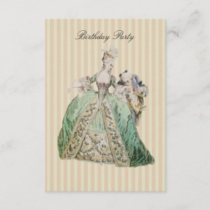 Marie Antoinette ~ Invitations / RSVP #16 Kaart