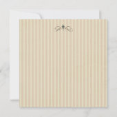 Marie Antoinette ~ Invitations / RSVP #16 Kaart (Achterkant)