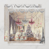 Marie Antoinette Joyeux Noel Kerstmis Feestdagenkaart (Voorkant / Achterkant)