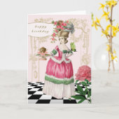 Marie Antoinette Kaart (Gele Bloem)