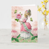 Marie Antoinette Kaart (Gele Bloem)