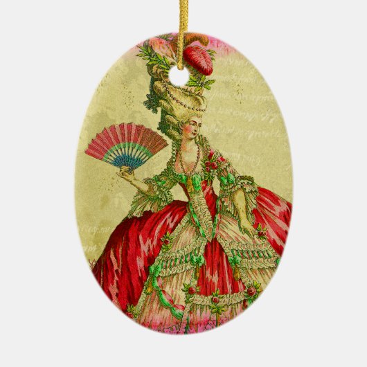 Marie Antoinette Keepomwille Ornament (Voorkant)