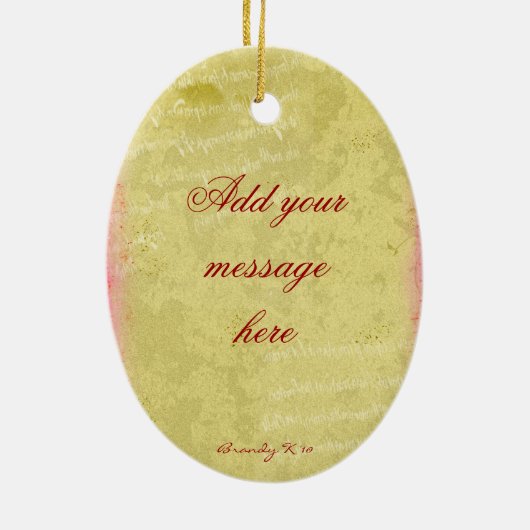 Marie Antoinette Keepomwille Ornament (Achterkant)