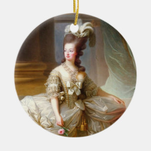 Marie Antoinette Keramisch Ornament
