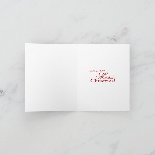 Marie Antoinette Kerst Kaarten (Binnen)