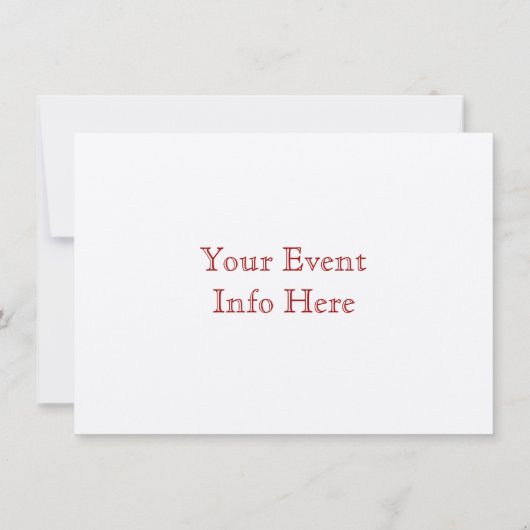 Marie Antoinette-kerstdesserts uitnodiging (Achterkant)